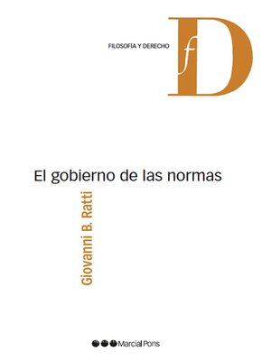 cover image of El gobierno de las normas